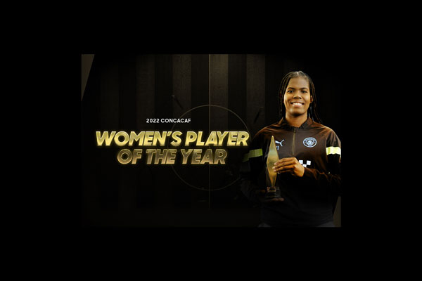 Shaw claims Concacaf Women’s Player of the Year Award